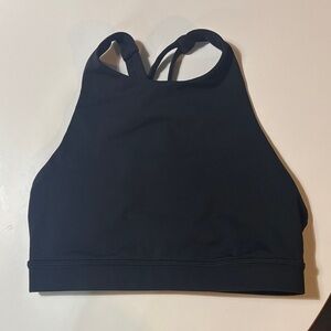 Lululemon Women's Black Sports Bra size 4 in like new condition black